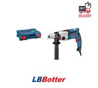 Bosch GSB 24-2 Professional 3000 Giri/min Nero, Blu, Grigio