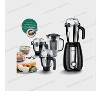 Bosch Truemixx Pro 1000 W Miscelatore Smerigliatrice Acciaio Nero 4 Barattoli Di