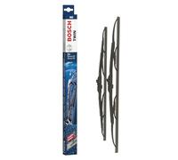 Bosch Twin 502 Tergicristalli Anteriori, Set di 2 Tergicristalli di Ricambio, con Adattatore Quick-Clip Preassemblato, 500 mm / 450 mm