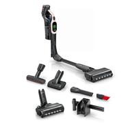 Bosch Unlimited 10 BKS104RHF, Scopa Elettrica Ricaricabile, Batteria Ricaricabile da 4,0 Ah, Tecnologia MicroClean, Compressore Slider, Tubo Flessibile, Luci LED, Rosa Cipria