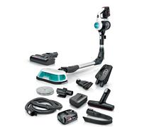 Bosch Unlimited 7 ProHygienic BSS712XHYG, Aspirapolvere a Batteria 2 in 1 per aspirazione e Pulizia, Bianco