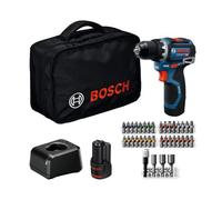 Bosch Professional 12V System Trapano-avvitatore a batteria GSR 12V-32 (Advanced KickBack Control, motore brushless, incl. 2.0 Ah, GAL 12V-20, acc., inserto P&C, borsa portautensili)