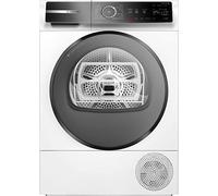 Bosch WQB235B0IT Serie 8, Asciugatrice Smart a pompa di calore, capacità 8 kg, Classe energetica C, Sensori di asciugatura intelligenti, Condensatore autopulente, Bianco, 60 cm.