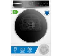 Bosch Asciugatrice 9 Kg Classe B Inverter con Pompa di Calore Profondità 61 cm Funzione Vapore Wi-Fi colore Bianco - WQB246C0II Serie 8