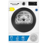 Bosch WQG24200IT Serie 6 Asciugatrice smart a pompa di calore, 9 kg, Classe energetica D, Sensori di asciugatura intelligenti, Filtro semplica da pulire, Cestello per capi in lana, Bianco, 60 Cm