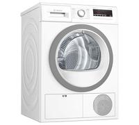 Bosch WTH85VWIN Serie 4 - Asciugatrice a pompa di calore per 8 kg, 236 kWh all'anno, per auto Dry, design anti-vibrazione, sistema di asciugatura sensibile, refrigerante ecologico, bianco
