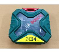 Bosch X-line 2607010608 Set di punte per trapano e cacciavite classiche in ac...