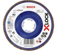 Bosch X-LOCK - Disco abrasivo a ventaglio X551, Expert for Metal, K: 40, 125 mm