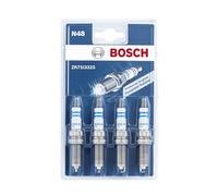Bosch ZR7SI332S (N48) Candele Di Accensione Bosch Double Iridium - Confezione Da 4 - Per un'Accensione del Motore Affidabile e Lunga Vita Utile - con un Design Resistente