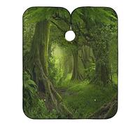 Boschetto Tropicale Del Sud-Est Asiatico Grembiule Da Parrucchiere Impermeabile Barber Cape Regolabile Taglio Di Capelli Mantello Per Uomini Bambini Barbieri 140X168Cm