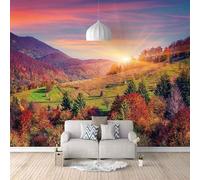 Boschi Cime Montuose 3D Decorazione Murale Moderna Camera Da Letto Studio Soggiorno Ufficio Sfondo-150Cm×105Cm