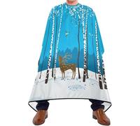 Boschi Di Betulle Mantella Taglio Capelli Regolabile Taglio Di Capelli Mantello Impermeabile Barber Cape Per Uomini Bambini Barbieri