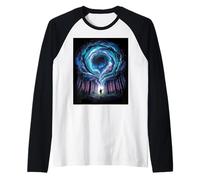 Boschi Incantati Portale Cosmico Celeste Meraviglia Stargazer Maglia con Maniche Raglan