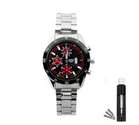 BOSCK Orologio Analogico da Uomo con Grande Quadrante da 44 mm, Facile da Leggere, Design Classico e Lusso, Impermeabile fino a 30 Metri