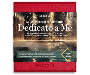 Boscolo Gift Dedicato a me - Cofanetto Regalo Donna e Uomo per 1 Persona con Esperienza Spa, Idee Regalo Donna e Uomo Compleanno, Regali per Lui Lei e Amica, Idee per Regali Originali, Validità 1 Anno