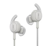 Bose auricolari cablati con cancellazione del rumore: auricolari in-ear, connessione USB-C, custodia inclusa, telecomando e microfono in linea, Bianco fumo