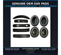 Bose QC35 QC35 II Kit Riparazione Cuscinetti Auricolari Cuscinetto Archetto Nero