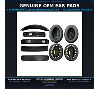 Bose QC35 QC35 II Kit Riparazione Cuscinetti Auricolari Cuscinetto Archetto Nero