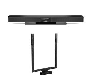 Bose Videobar VB1 + pacchetto supporto schermo Barra per videoconferenze all-in-one per spazi di lavoro collaborativi tradizionali.