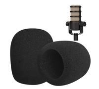 Boseen Copertura per microfono in schiuma con filtro pop compatibile con microfoni Rode PodMic NT1-A NT-USB NT2-A Procaster e Podcaster riducono efficacemente il rumore (2 confezioni)
