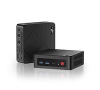 BOSGAME E4 Home-Office-Mini PC, Ryzen 5 3550H (fino a 3,7 GHz, migliore del N150), 16 GB RAM DDR4, SSD NVMe 512 GB, Mini Computer, display triplo 4K, HDMI/USB-C/DP, doppio LAN, Wi-Fi 5, BT 5.0