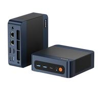 BOSGAME Mini PC da gioco P3 Mix, AMD Ryzen 5 7640HS, mini computer con 32 GB (16 GB x 2) DDR5 1 TB PCIe SSD, USB 4.0, doppia LAN 2,5 G, display triplo 4K