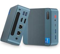 BOSGAME P2 Lite Windows 11 Pro Gaming PC, Intel Core i5-12600H, 12C/16T (up to 4.5GHz), 32GB DDR4 RAM 512GB PCIe3.0 SSD, 4K@60Hz Triple Display, HDMI, USB-C, USB3.2, LAN, Wi-Fi6, BT5.2