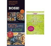 Bosh simple recipes [hardcover], tasty & healthy and slow cooker spice-guy curry 3 books collection set