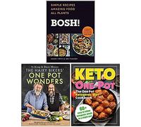 Bosh Simple Recipes [Hardcover], The Hairy Bikers One Pot Wonders [Hardcover], The One Pot Ketogenic Diet Cookbook 3 Books Collection Set