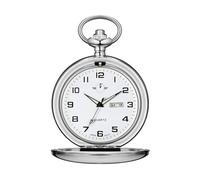 BOSHIYA - Orologio da tasca al quarzo da uomo, classico, arabo, con quadrante luminoso e orologio da tasca con catena, per Natale, laurea, compleanno, coppie, braccialetti che si illuminano, B, misura