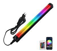 BOSITE 10W Barre LED RGB,Luce d'Atmosfera RGB con Telecomando 360° & APP ,16 Milioni di Colori Regolabile 28 Modalità,Funzione Temporizzazione,Modalità Musica