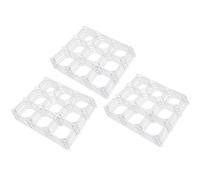 Bosiyrggrl 15 Pezzi di Griglia per Palloncini in Lattice, Accessori per Stampaggio di Palloncini in Plastica A 9 Fori, Recinzione per Palloncini per Decorazioni di Compleanno e Matrimonio