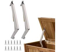 Bosiyrggrl 2 Pacchi di Cerniere A Molla A Gas 150N per Coperchio Pesante per Scatola Dei Giocattoli, Panchina, Cassetta Degli Attrezzi