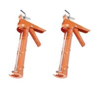 Bosiyrggrl 2 Pezzi di Utensile per Calafataggio, Rapporto Spinta 10:1, Utensile per Calafataggio Gocciolamento, Utensile per Calafataggio Manuale per Colla per Vetro e Colla Siliconica