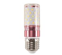 Bosiyrggrl 3 temperature di colore LED SMD integrato Lampada a incandescenza E27 AC85V - 265V caldo ad alta luminosita' Conservazione piccola lampadina a LED 12W