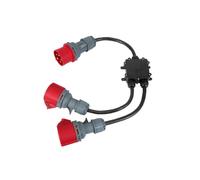 Bosiyrggrl Ad Alta Tensione 5 X 2.5mm2, Adattatore CEE da 16A A 32A, Distributore di Energia Ad Alta Tensione da 16A 415V Adattatore Ad Alta Tensione