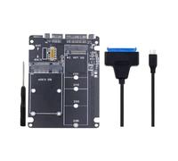 Bosiyrggrl Adattatore MSATA A USB MSATA M.2 NGFF Adattatore MSATA SSD A 3.0 Scheda Riser M.2 Box