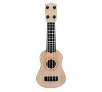 Bosiyrggrl Beige per Bambini, Chitarra Classica per Ukulele, Giocattolo per la Prima Educazione, Piccola Chitarra, Forniture per Feste, Regolabile