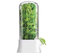 Bosiyrggrl Contenitore Herb Saver Anti-Crush Eco- Cup - Contenitore per e per la Conservazione con Serbatoio D'Acqua - Bianco