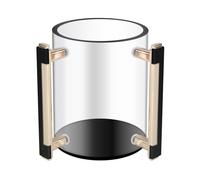 Bosiyrggrl Coppetta per Lavaggio delle per Preghiere Ebraiche, Coppetta Rotonda in Acrilico con Due Manici in Metallo.