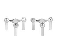 Bosiyrggrl Gift Nordic Silver Home Decor Candelabra Triangle Candlestick Metal Molecular Structure Candle Holder New