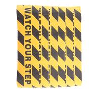 Bosiyrggrl il Tuo Passo per Decalcomanie da Pavimento 6X24 Pollici Adesivo Segnale di Avvertimento Nastro per Pavimenti Adesivo Abrasivo Antiscivolo Decalcomania