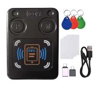 Bosiyrggrl Lettore/Copiatore di Schede con Chip NFC RFID Smart + / Scheda UID CUID 3X IC ID 13.56M125K250K375K RFID Token Clone Duplicator