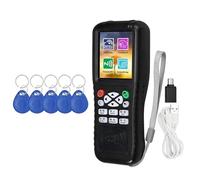 Bosiyrggrl Lettore Scrittore Smart Card RFID NFC X100 + Duplicatore Chiave RFID A 5X5200 per IC Card + Programmatore Chiave Criptata