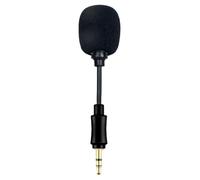 Bosiyrggrl Microfono Mini A Tre Bisogno di Ricarica per Scheda Audio Live, Adatto per Il Canto e Gli Accessori Live.