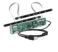 Bosiyrggrl Microfono per La Ripresa del Suono Array di 8 Elementi Direzionale USB Lineare Soppressione A 180 Gradi