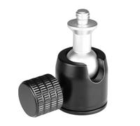 Bosiyrggrl Mini Testa A Sfera Universale per Treppiede 1/4-20 Adattatore Base per Stabilizzatore di Interfaccia per Pezzi di Ricambio di Ricambio per Fotocamera