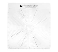 Bosiyrggrl Modello Guida A Piegato per Tessuto, Modelli di Interfaccia Stampati Realizzati per L'Uso con Motivi Piegati Rotondi o Quadrati