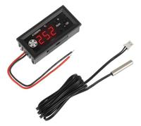 Bosiyrggrl Modulo Display Digitale Regolatore di velocità della Ventola PWM A 4 Fili Controllo della Temperatura 12V 3A con Sonda Integrata