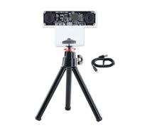 Bosiyrggrl Modulo Telecamera 100 Gradi OV9732 1MP 2.1mm Modulo Telecamera Doppia A Manuale+Guscio+Treppiede per WinXP/7/8/10 Linux/Android